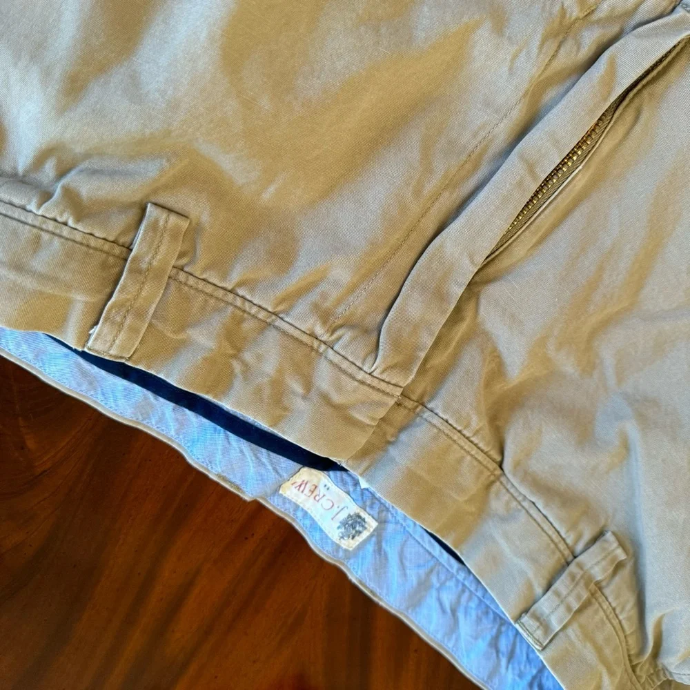 J.Crew Club Chino Shorts Mens 36 Khaki Cotton 10.5”